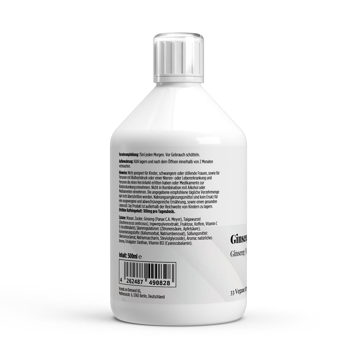 Ginseng Power Plus+ – 50 Shots – 500 ml