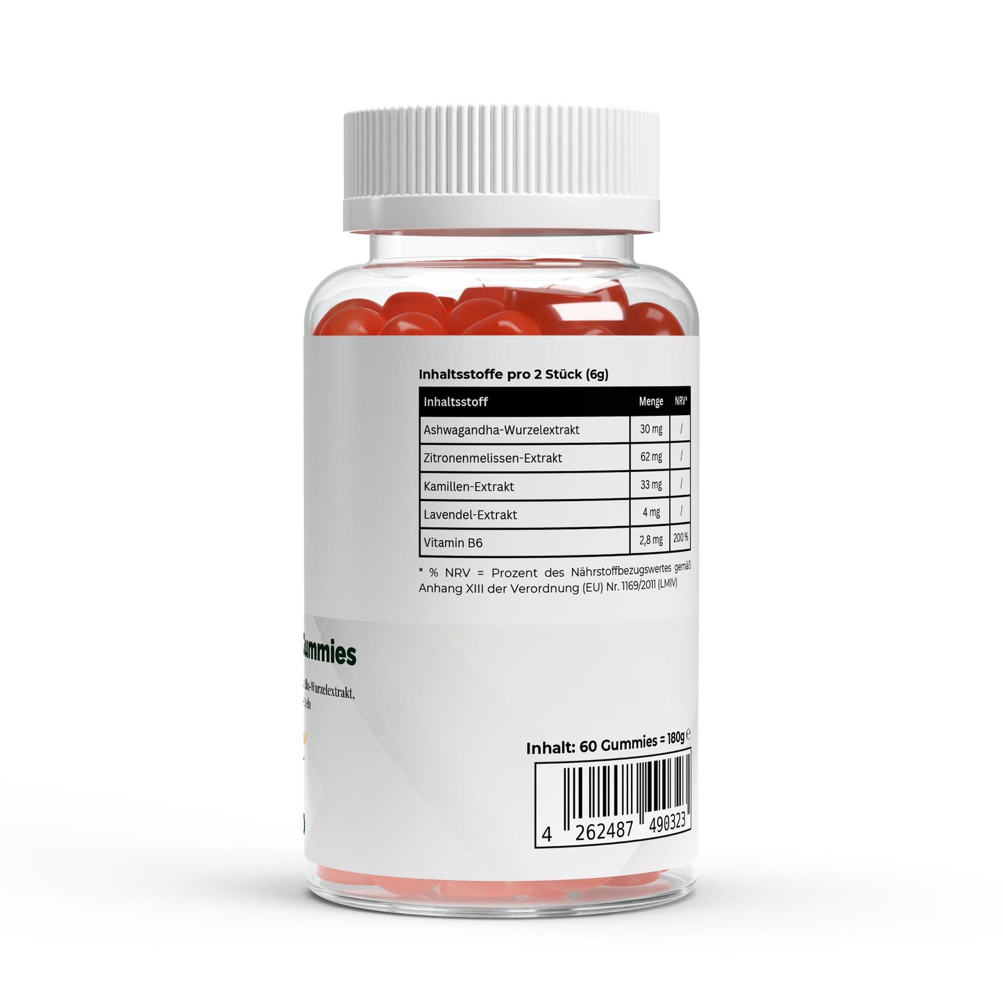 Gominolas de Ashwagandha + Vitamina B6 – 60 unidades