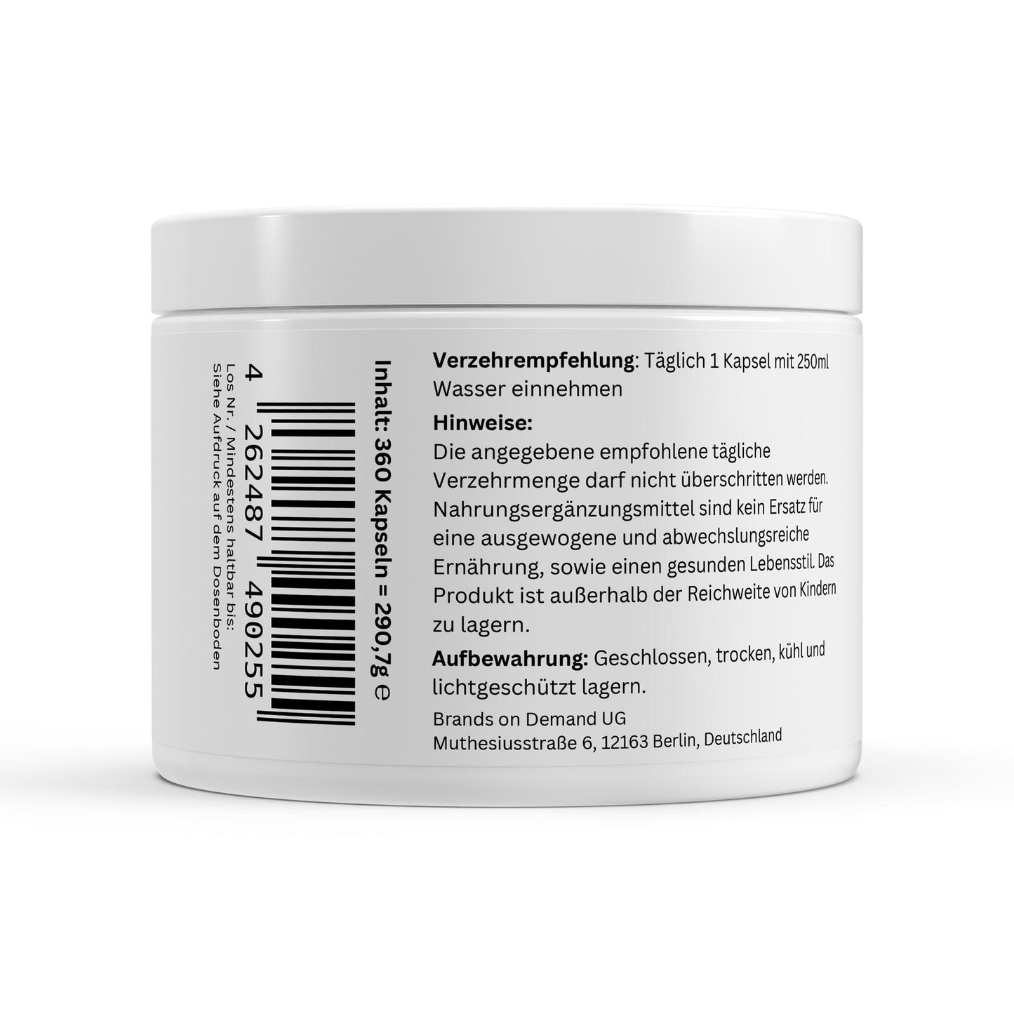 Vitamina C Amortiguada 500 mg – 360 cápsulas