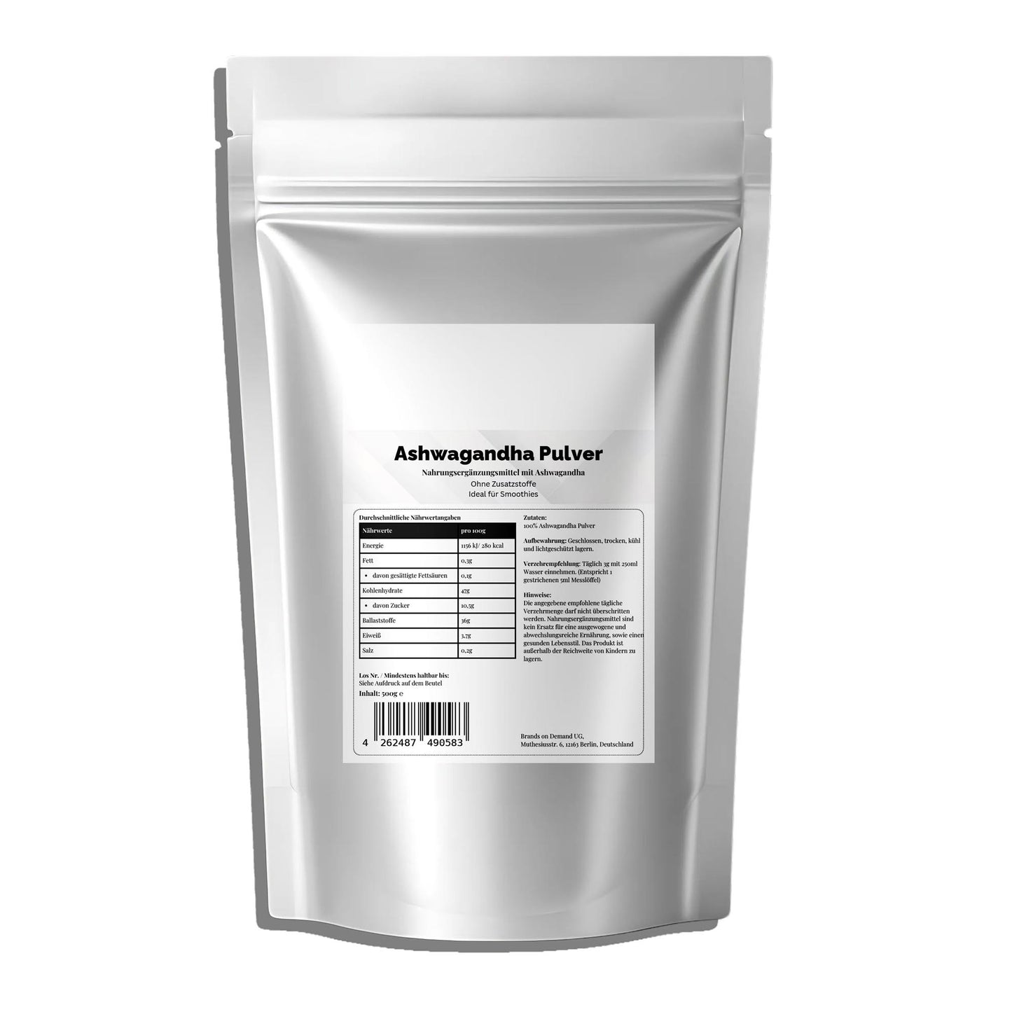 Ashwagandha en Polvo – 500 g