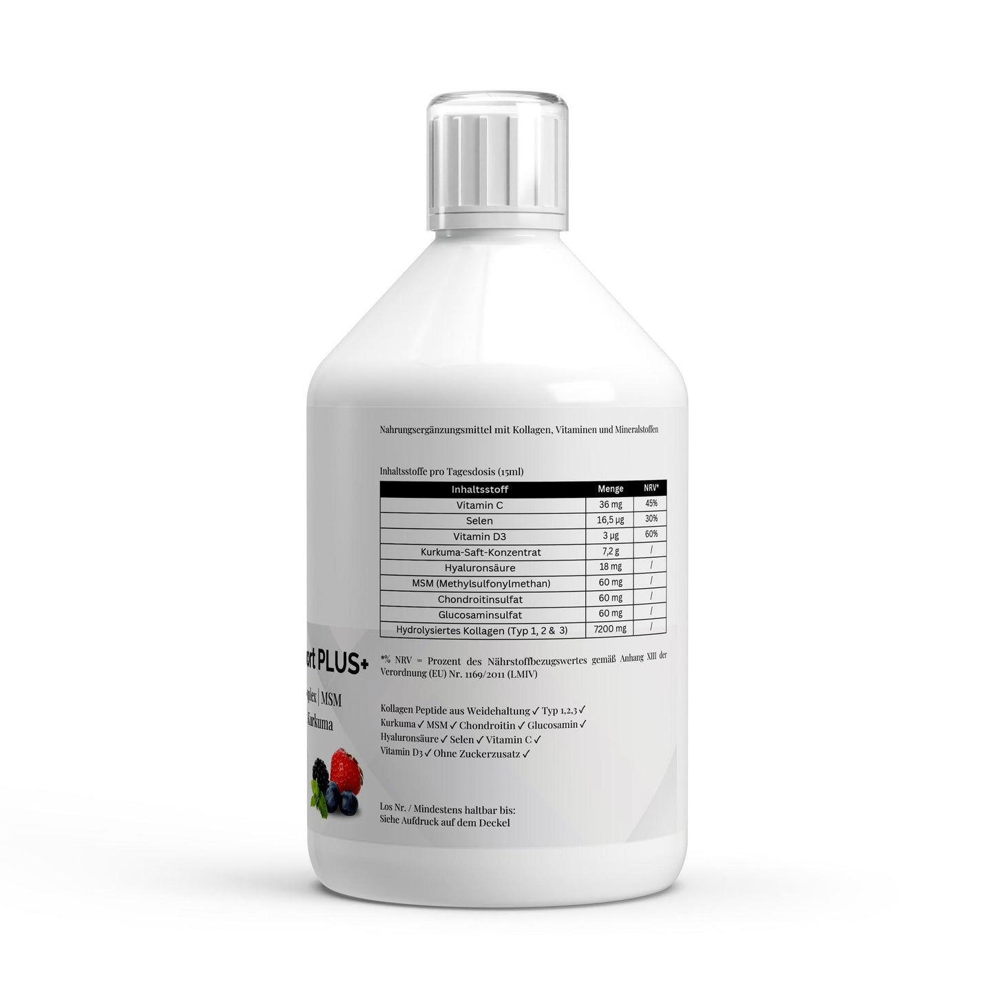 Colágeno Support PLUS+ Shots – Frutos del Bosque – 500 ml