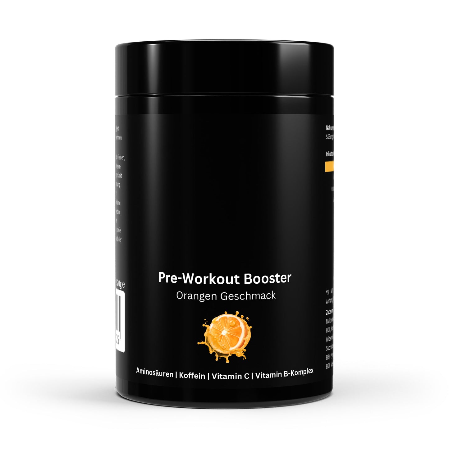 Pre-Entreno Booster – Naranja Eléctrica – 520 g