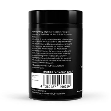 Pre-Entreno Booster – Manzana Ácida – 520 g