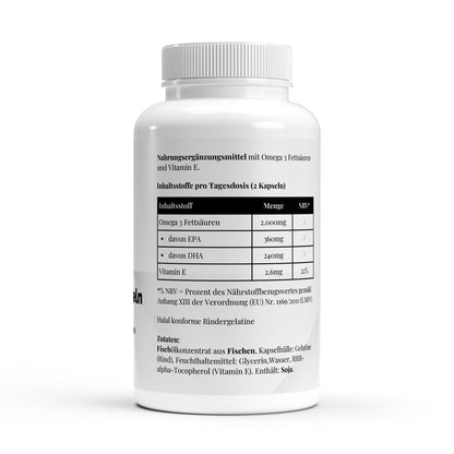 Omega 3 Triglicéridos 18/12 (Gelatina Halal) – 140 cápsulas blandas