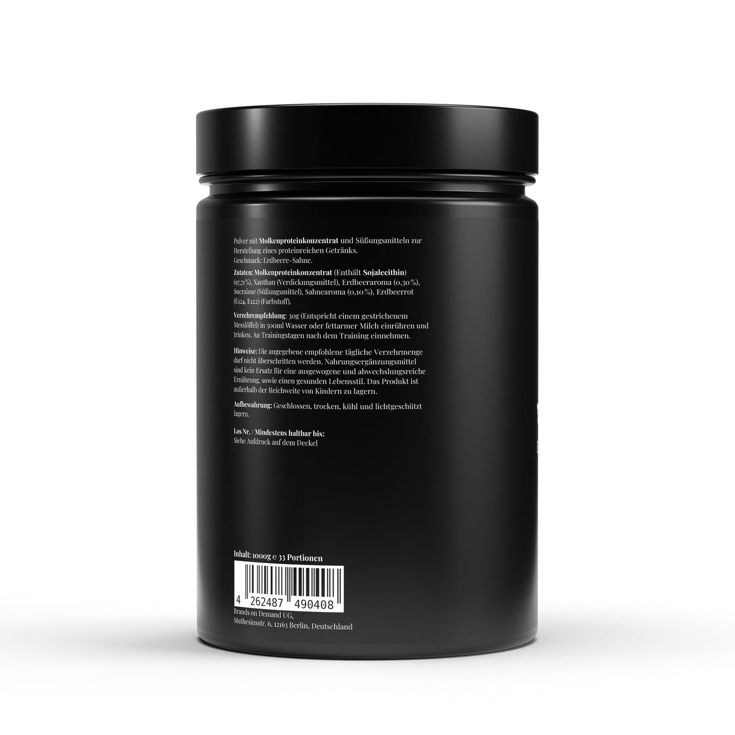 Proteína Whey Premium – Fresa Cremosa – 1 kg