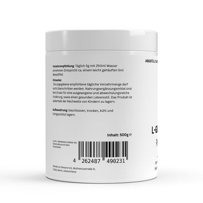 L-Glutamina en Polvo – 500 g
