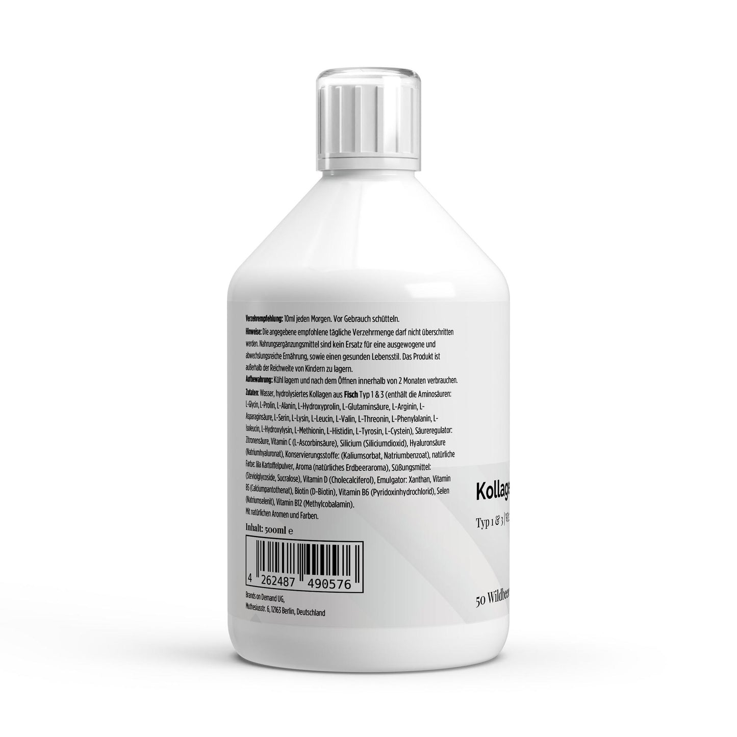 Collagen Marine Plus+ – 50 shots – Frutos del Bosque – 500 ml