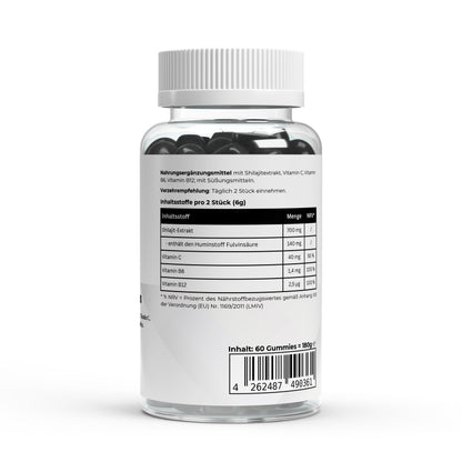 Gominolas de Shilajit + Vitaminas C, B6 y B12 – 60 unidades