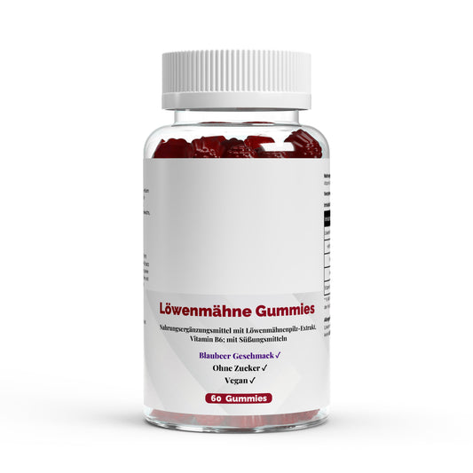 Gominolas de Melena de León + Vitamina B6 – 60 unidades