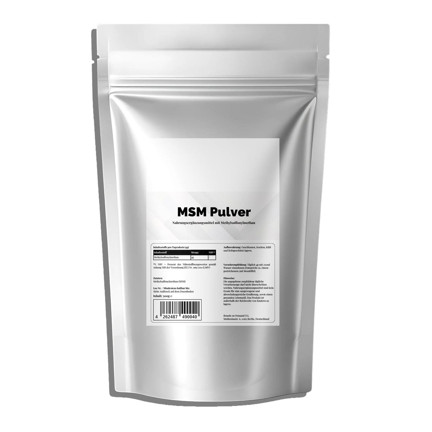 MSM en Polvo – 500 g