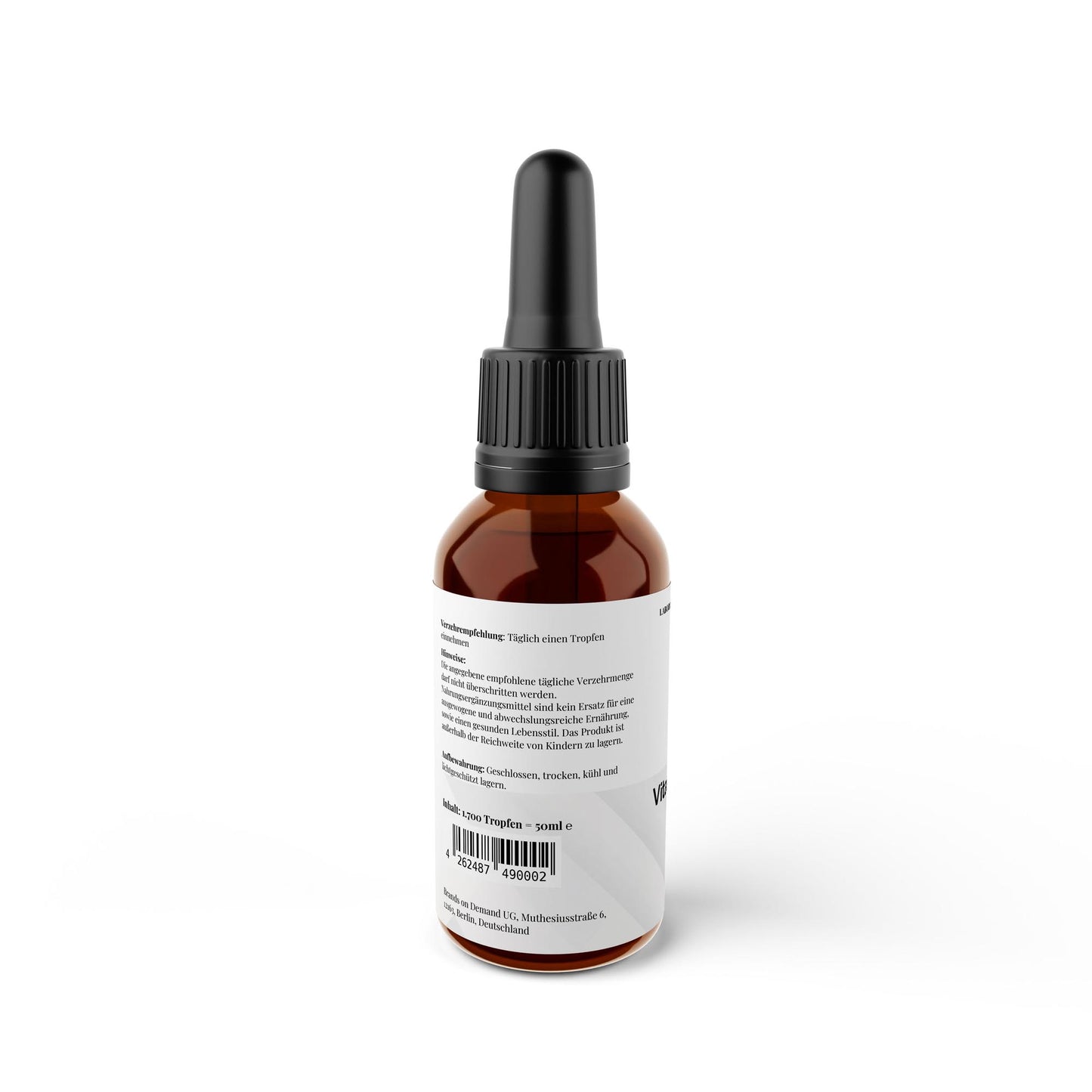 Vitamina D3 + K2 Gotas · 1.000 UI · MK7 All-Trans · 1.700 gotas · 50ml