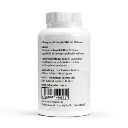 Melatonina – 75 cápsulas