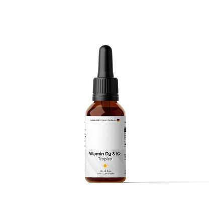Vitamina D3 + K2 Gotas · 1.000 UI · MK7 All-Trans · 1.700 gotas · 50ml