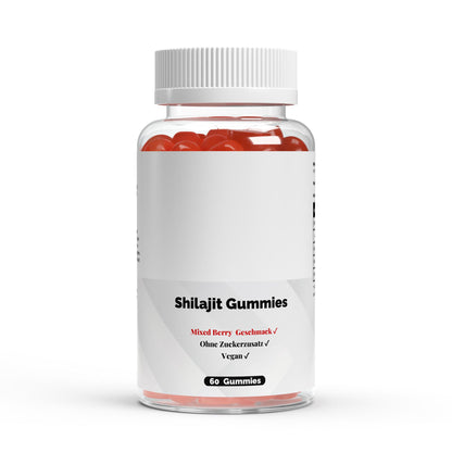Gominolas Premium de Shilajit 1000 + Vitaminas C, B6 y B12 – 60 unidades