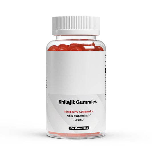 Gominolas Premium de Shilajit 1000 + Vitaminas C, B6 y B12 – 60 unidades