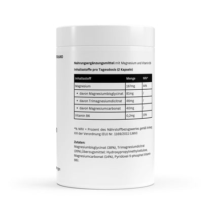 Complejo de Magnesio + Vitamina B6 – 90 cápsulas