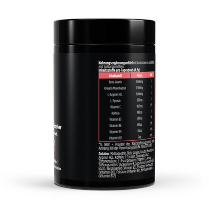 Pre-Workout Booster Raspberry - 520g